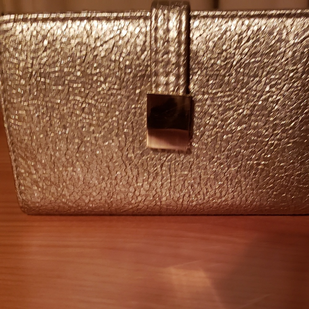 Wallet gold metallic